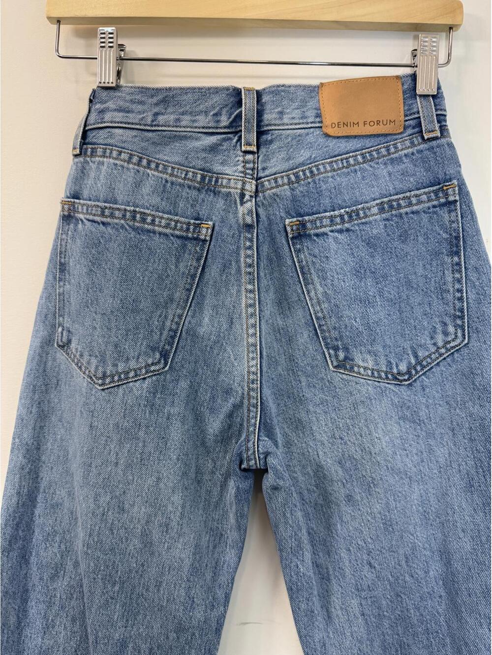 Denim Forum Farrah High Rise Wide Leg Jeans - 23 - Picture 6 of 7